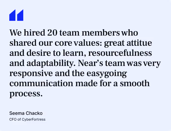 Happy customer's review.