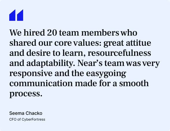 Happy customer's review.