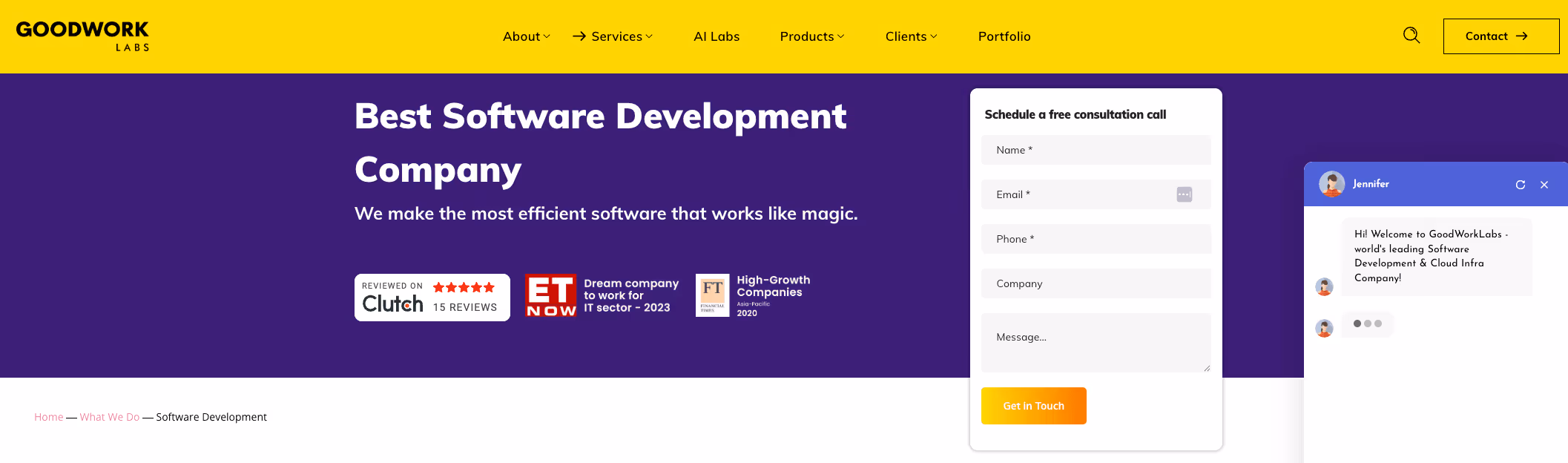 Goodwork Labs' page.