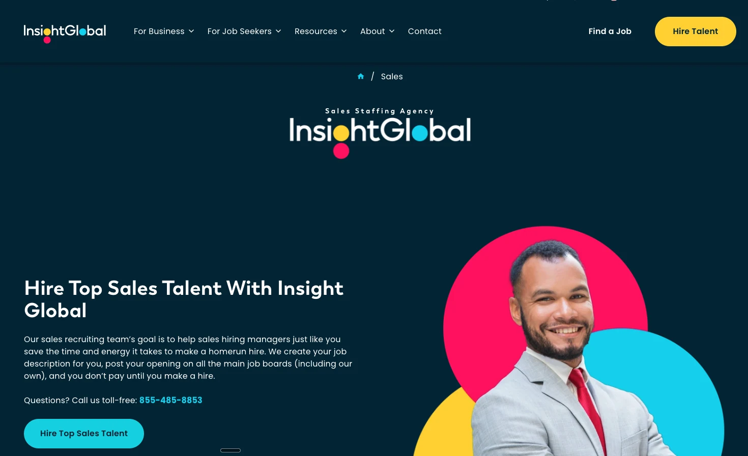 Insight Global's page.