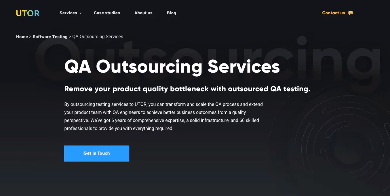 UTOR's page.