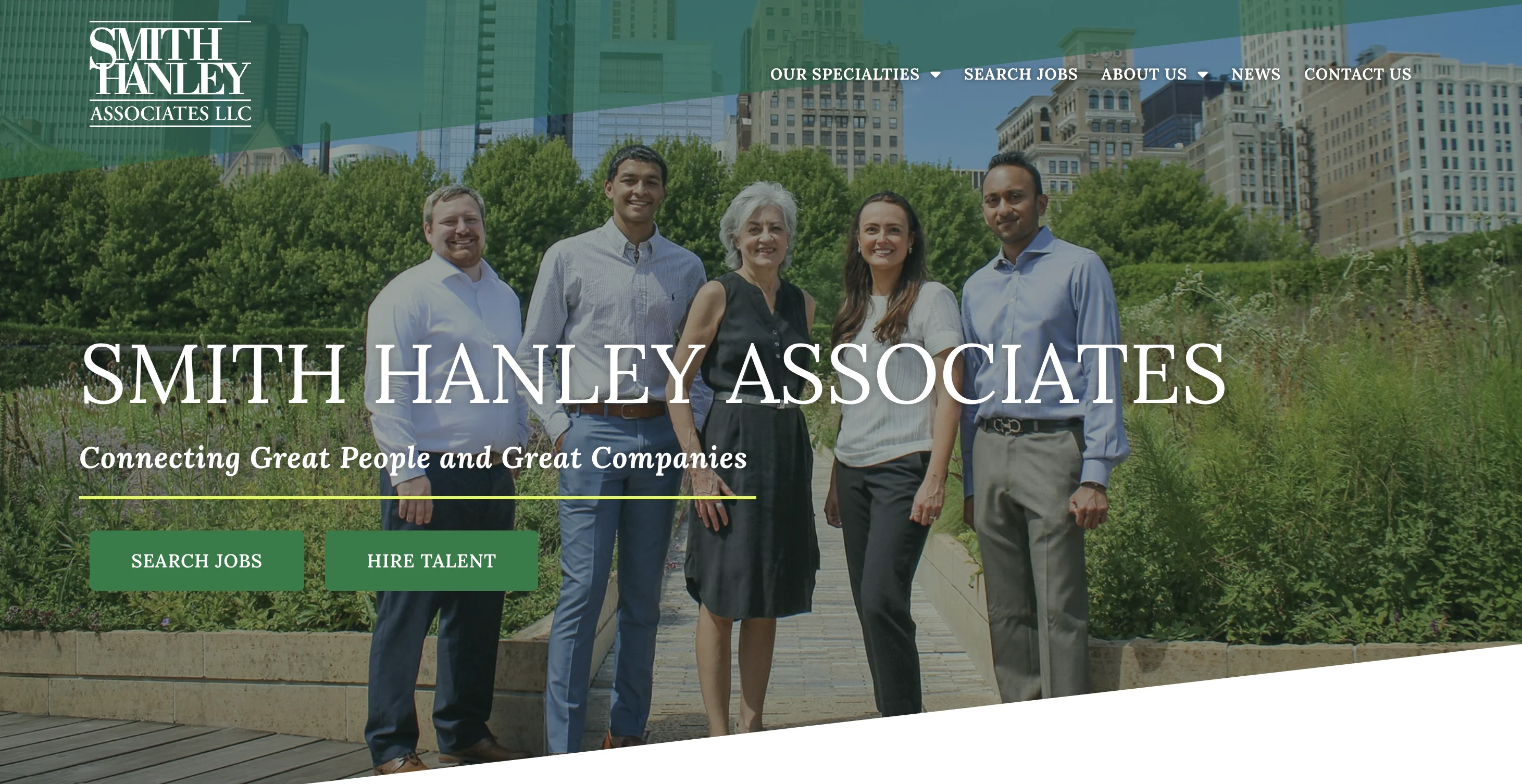 Smith Hanley Associates' home page.
