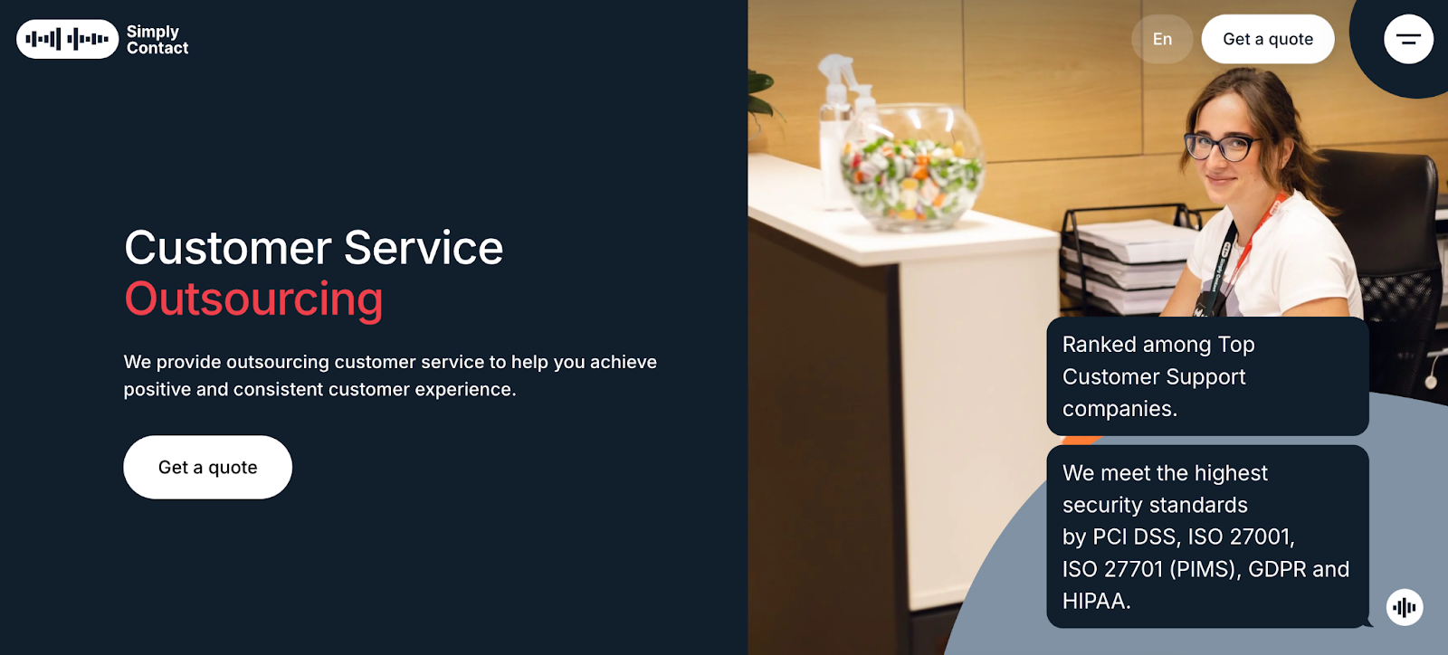 SimplyContact's page.