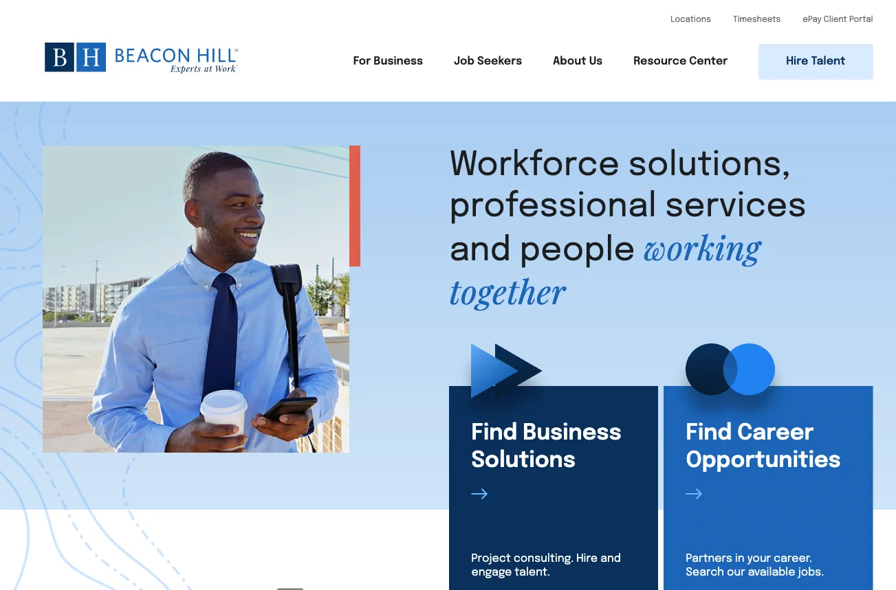 Beacon Hill's home page.