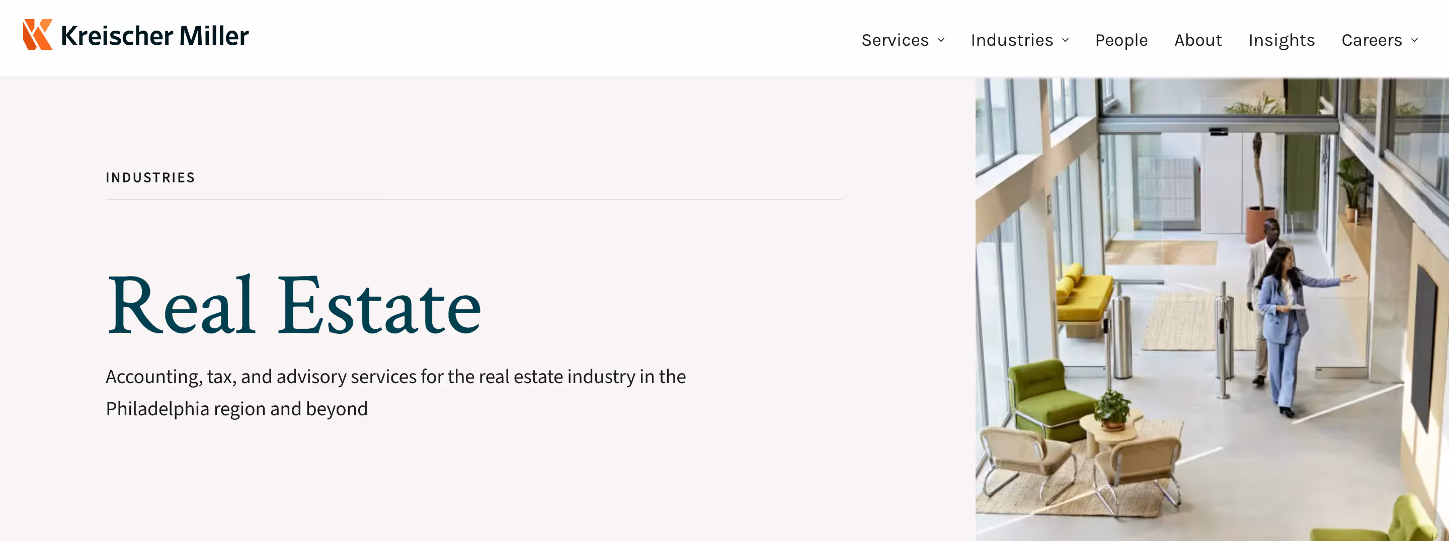 Kreischer Miller's home page.