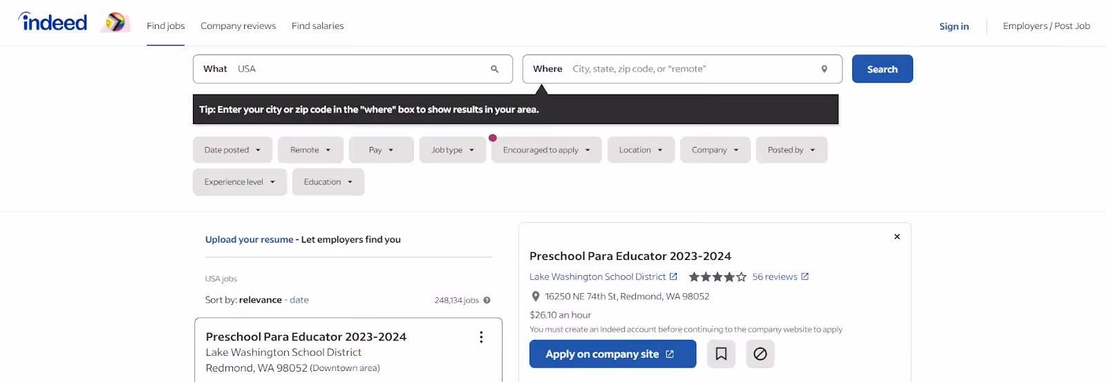 Indeed Job Board