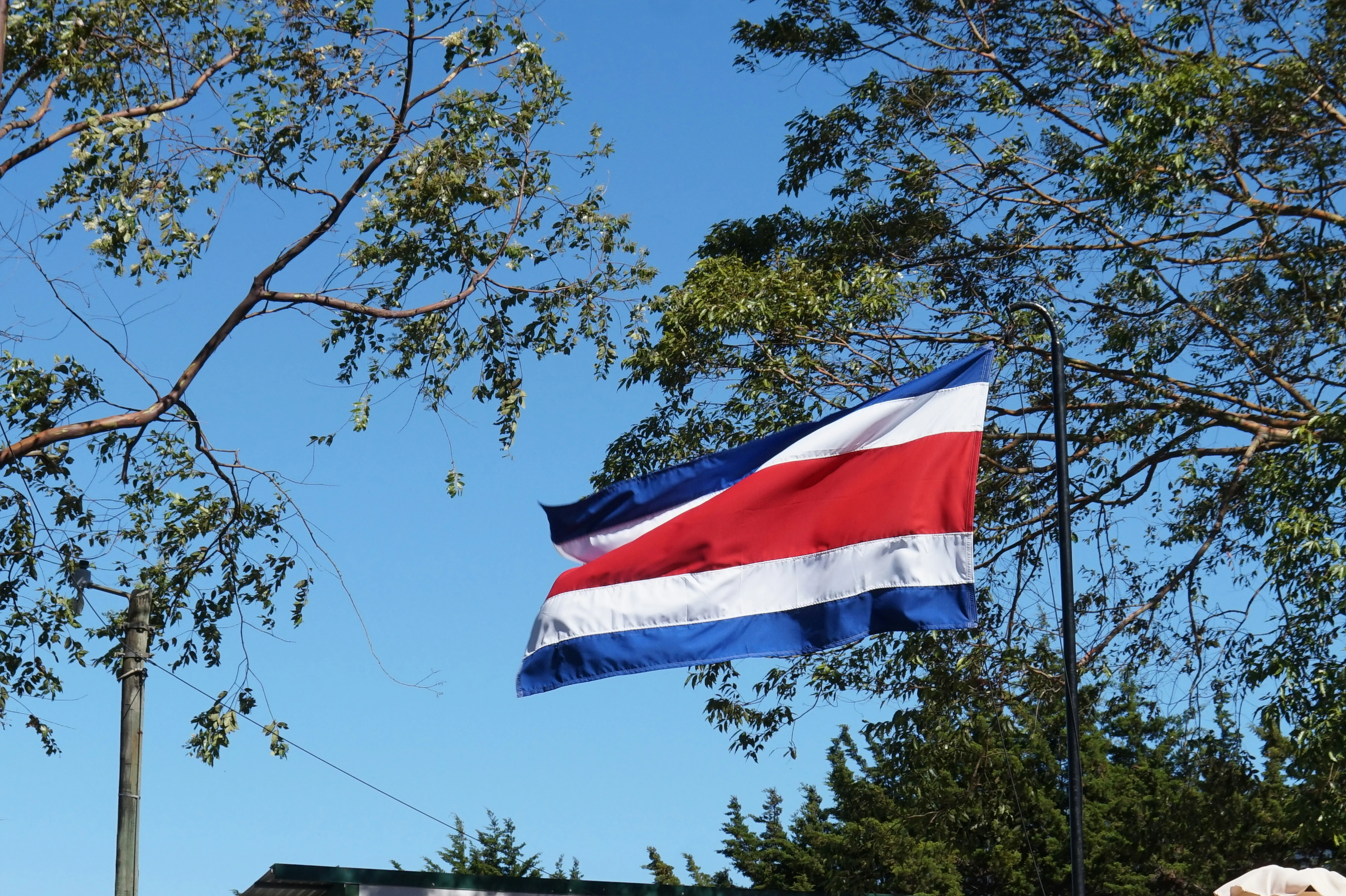 Costa Rica's flag.