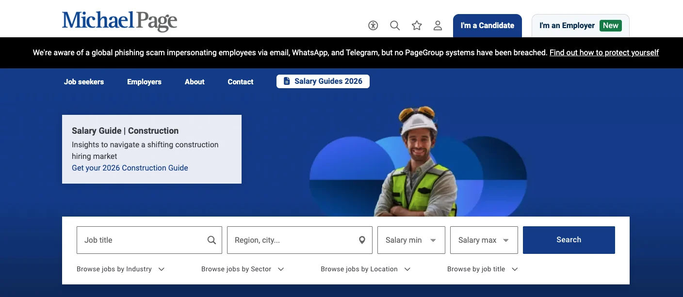 Michael Page's home page.