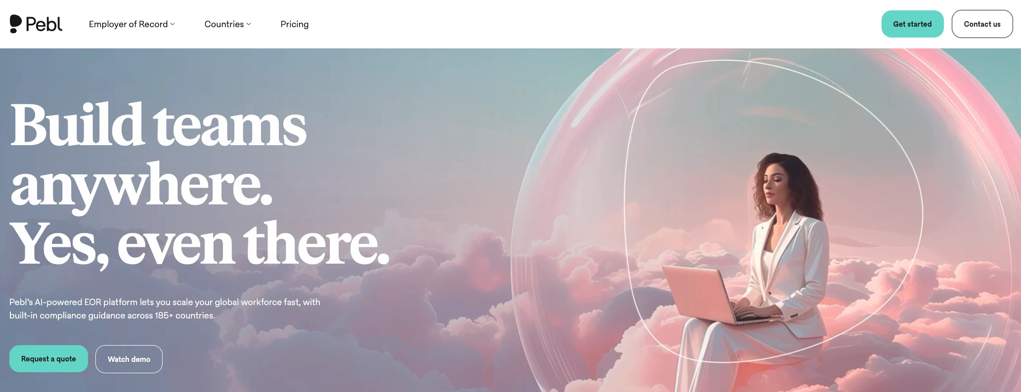 Pebl's home page.