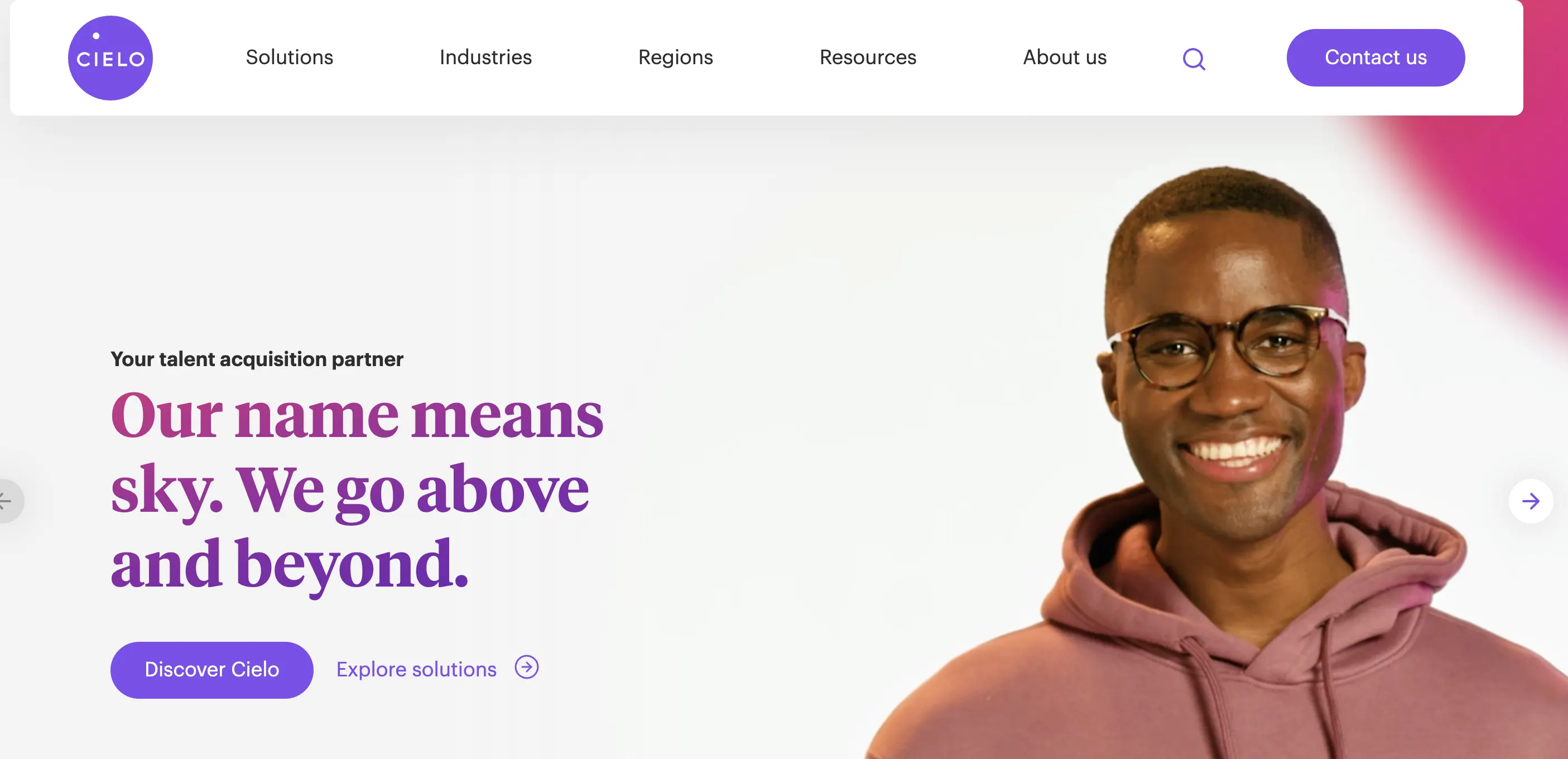 Cielo Talent's home page.