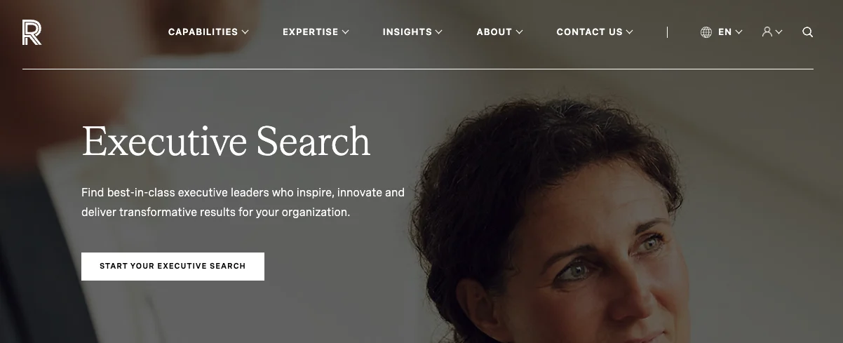 Russell Reynolds Associates' home page.
