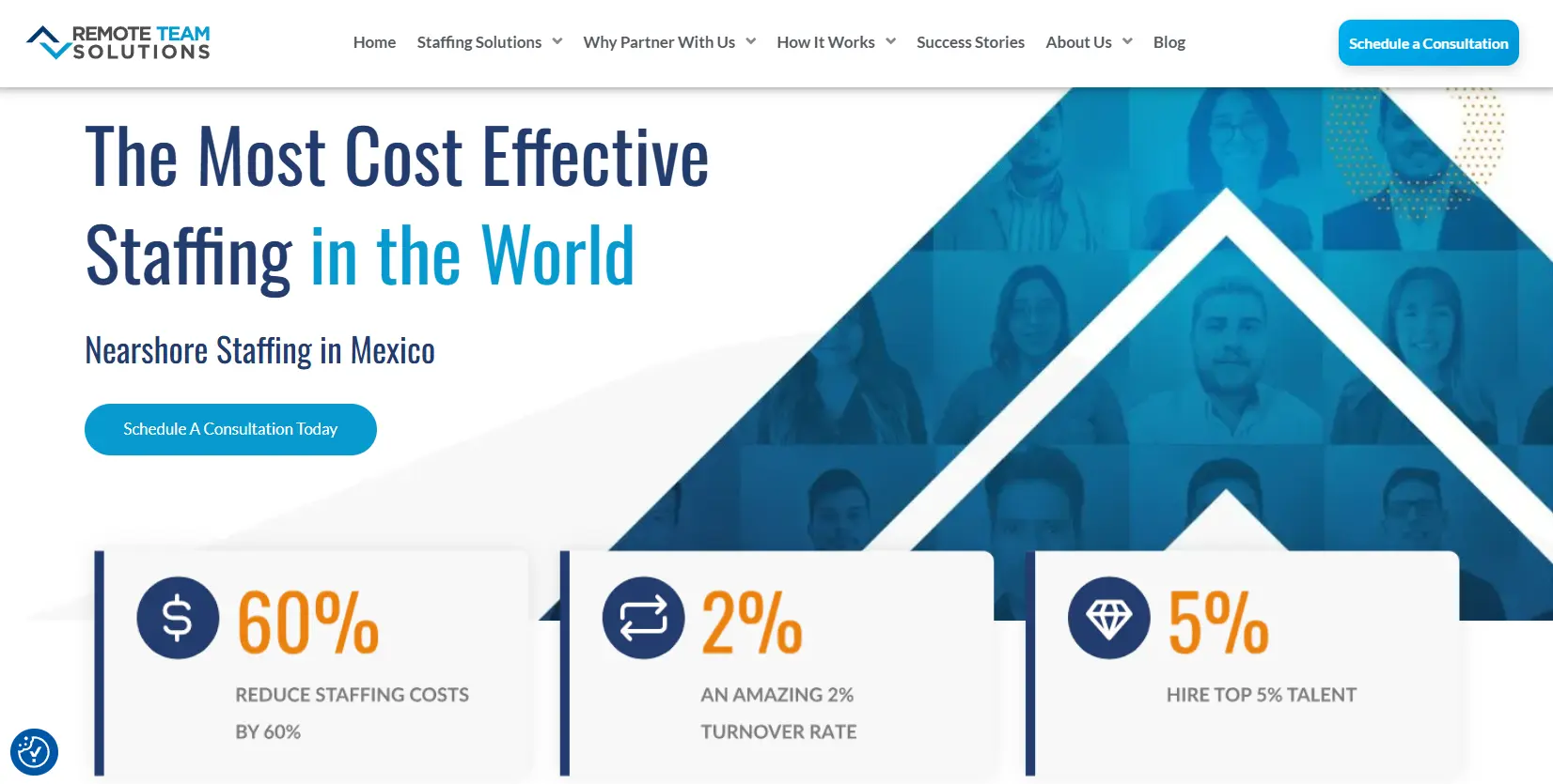 Remote Team Solutions homepage