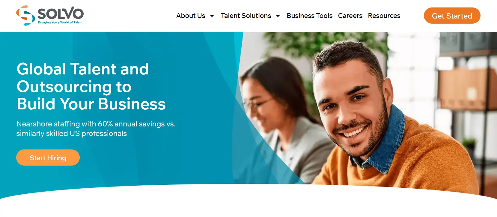 Solvo Global homepage