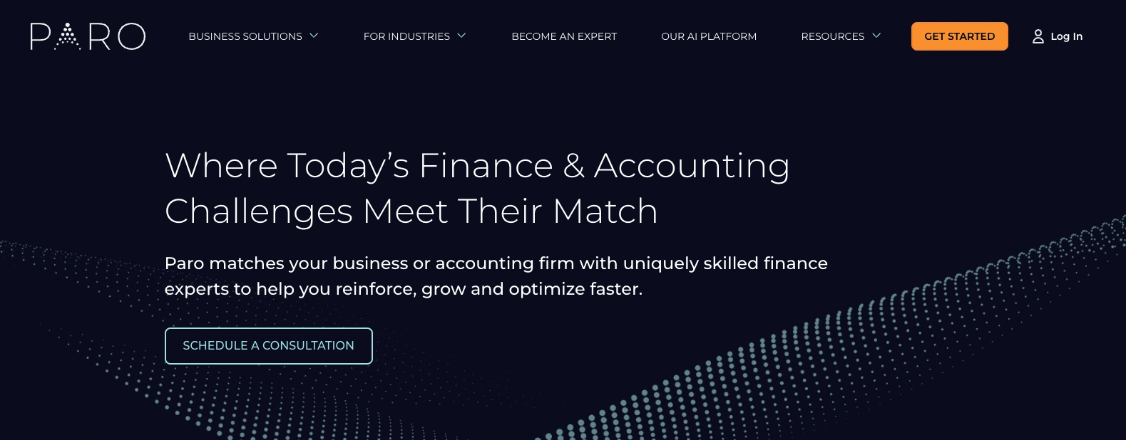 Paro's home page.