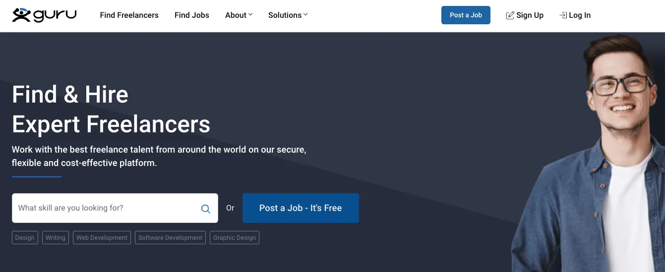 Guru's home page.