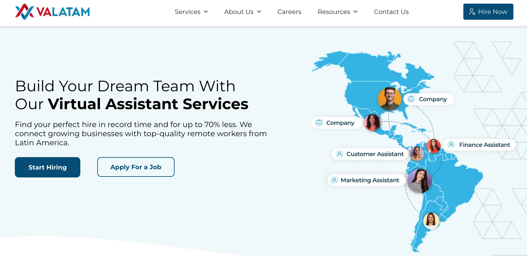 Valatam's home page.