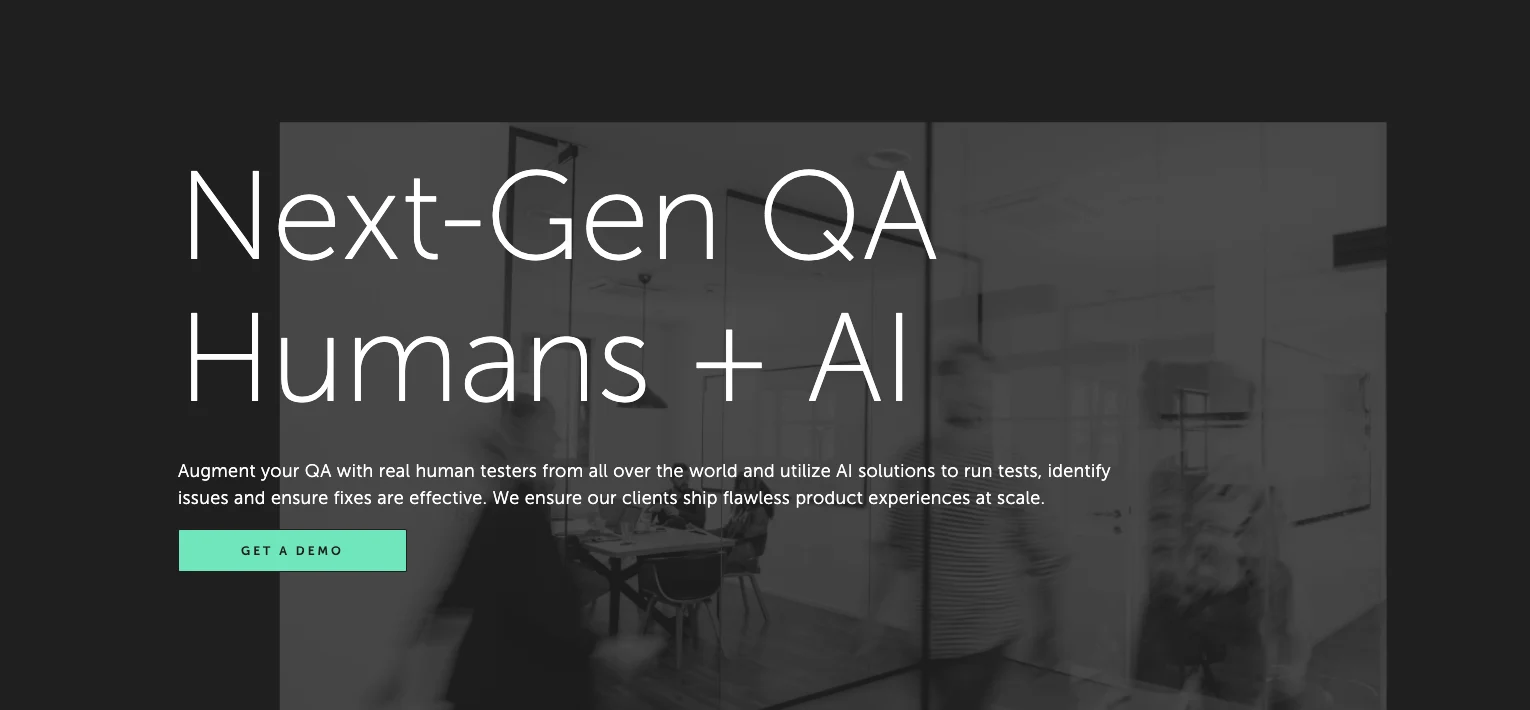 test IO (by EPAM)'s home page.