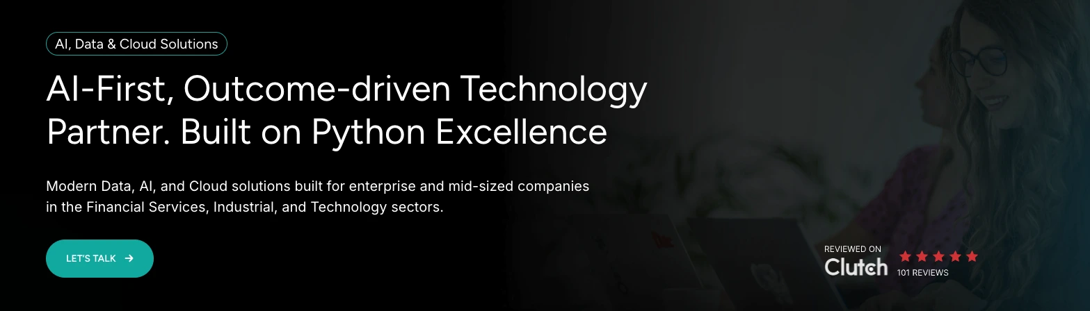 STX Next's home page.