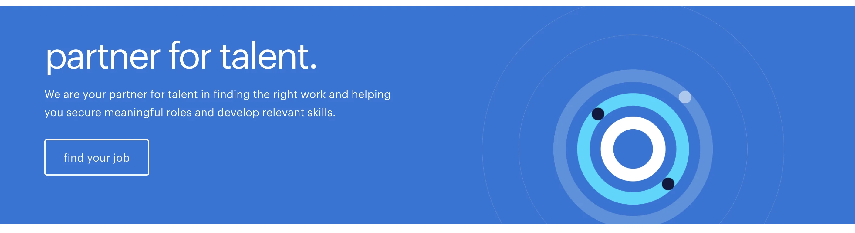 Randstad's home page.