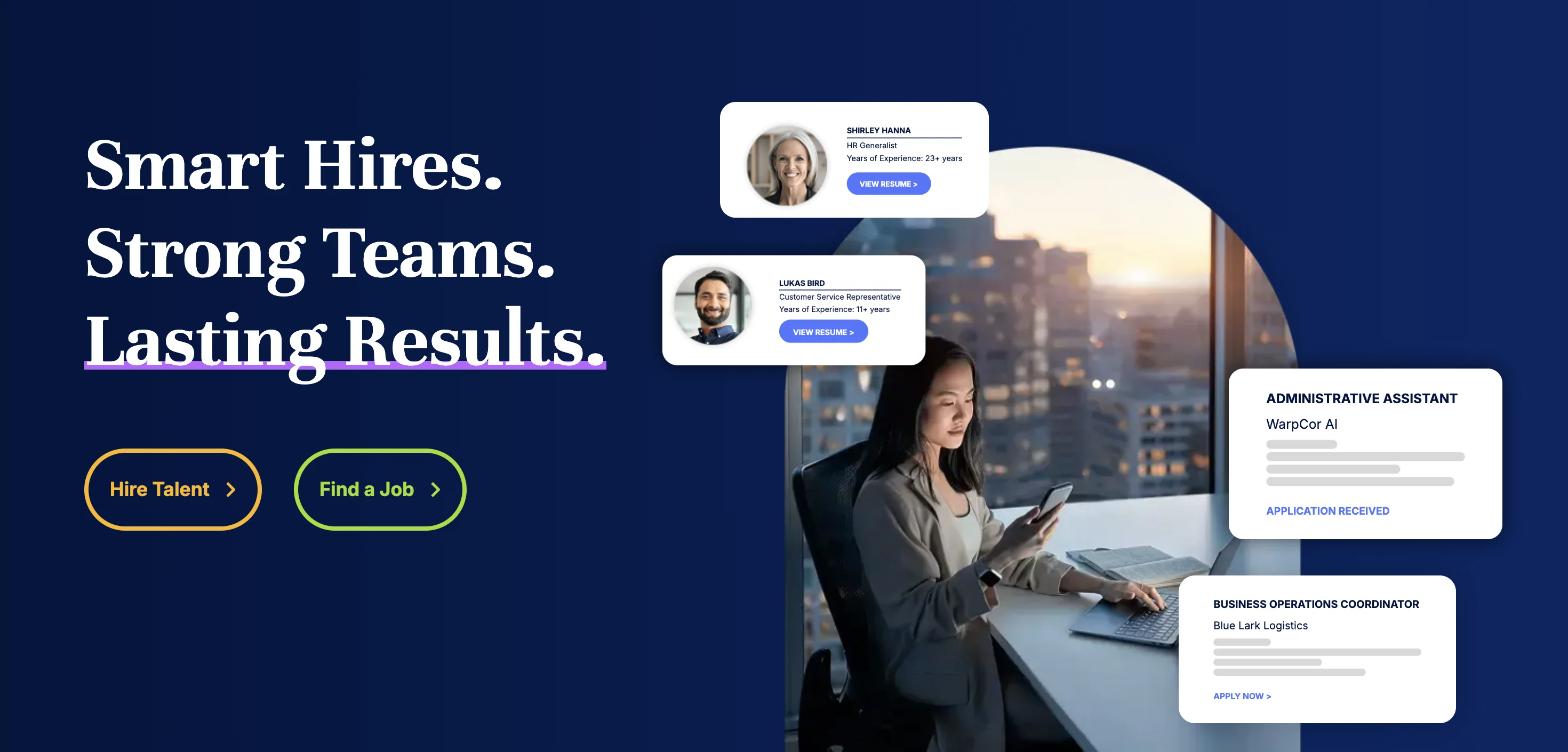 Sparks Group's home page.