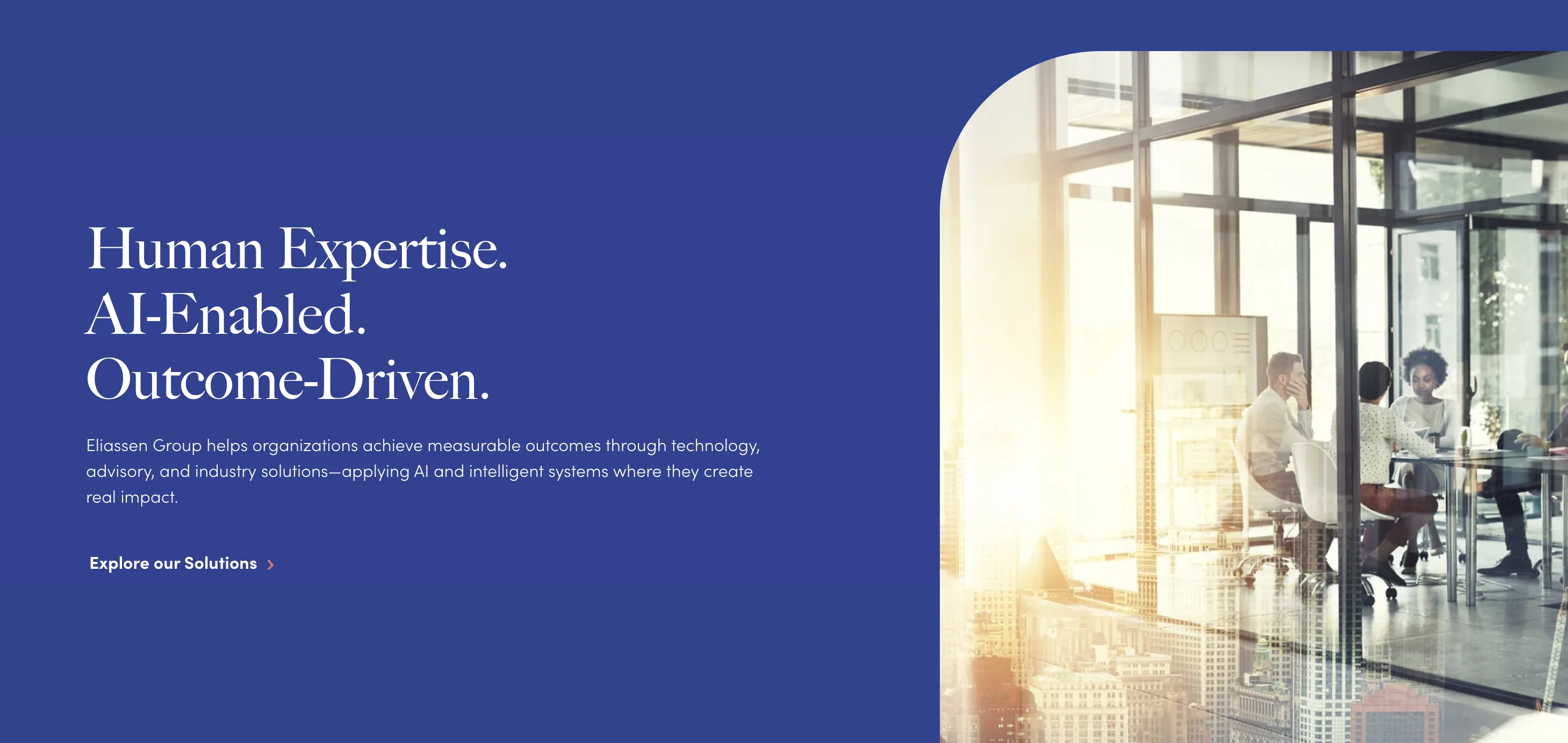 Eliassen Group's home page.