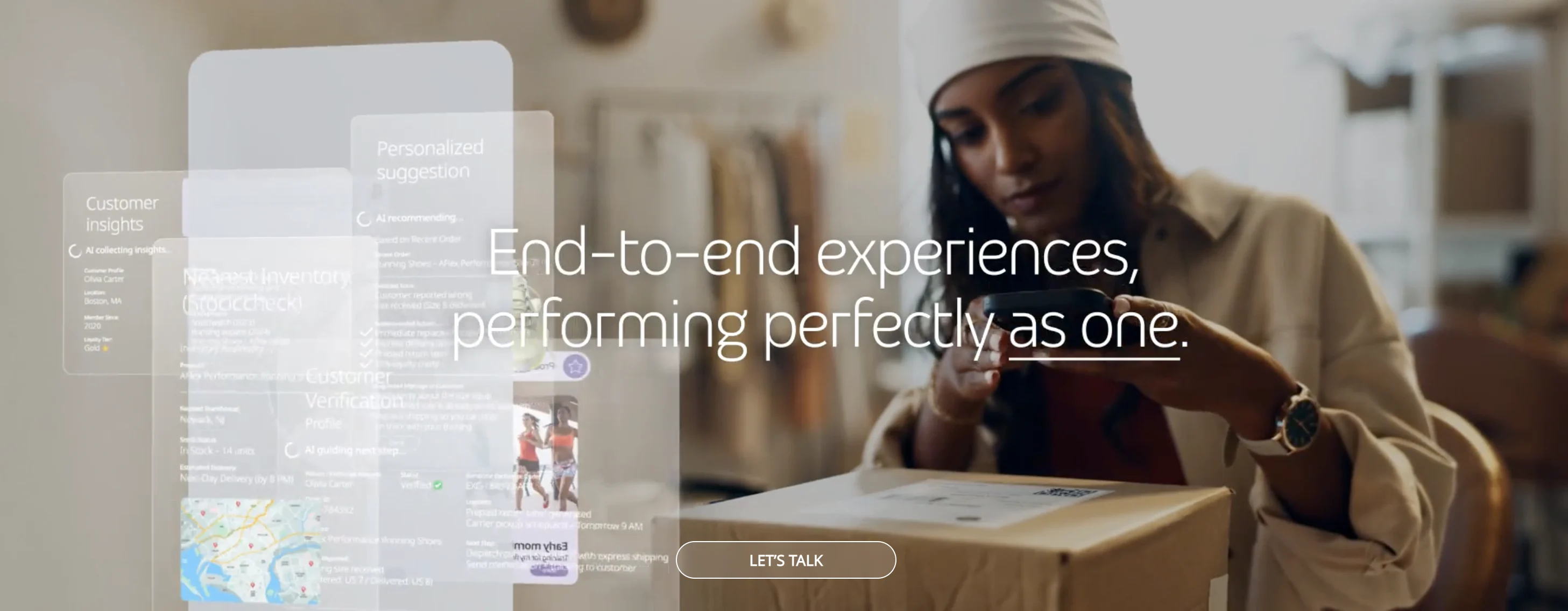 Teleperformance (TP)'s home page.