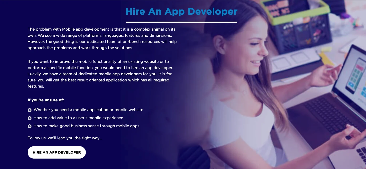 Alliance Recruitment Agency's home page.