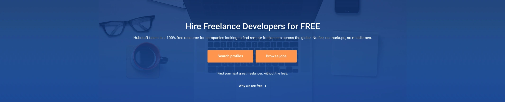 Hubstaff Talent's home page.
