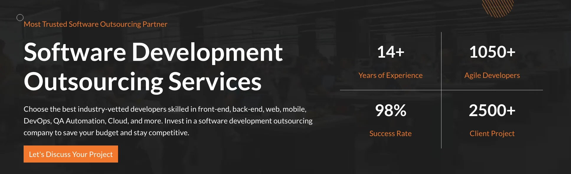 Bacancy Technology's home page.