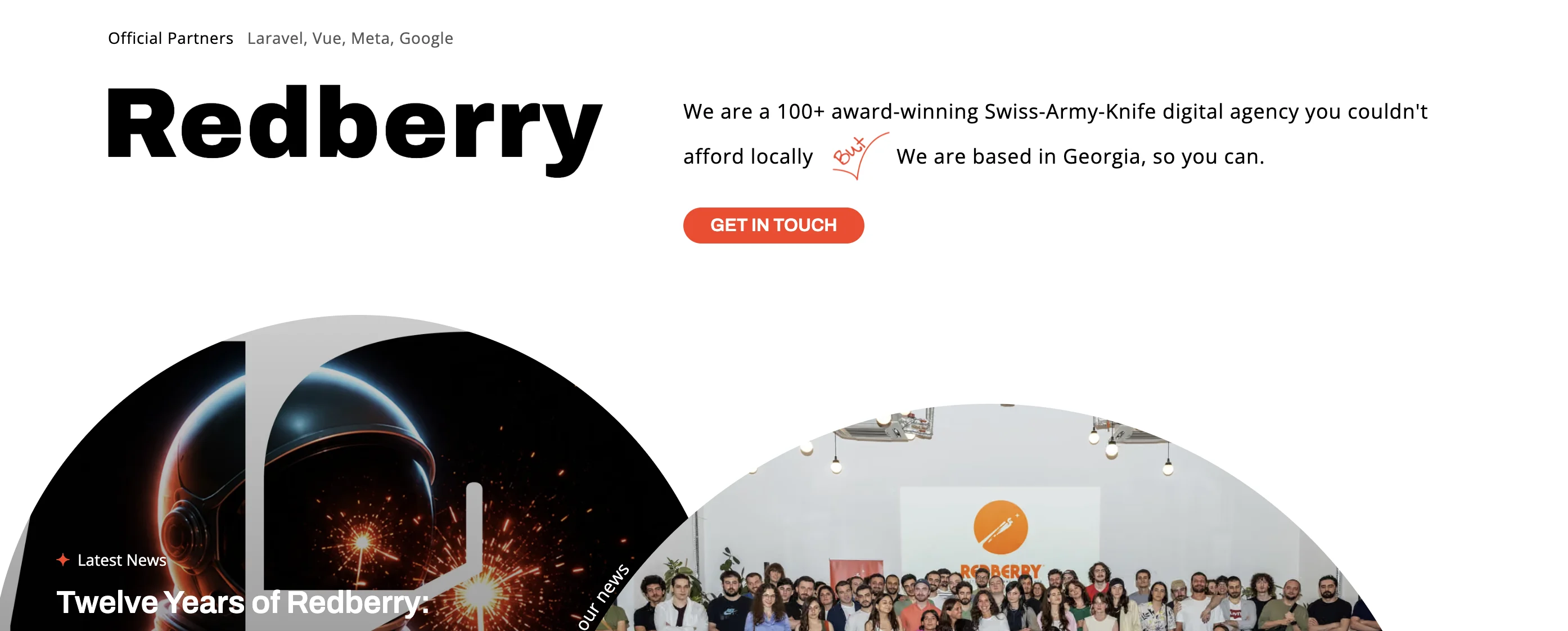 Redberry's home page.