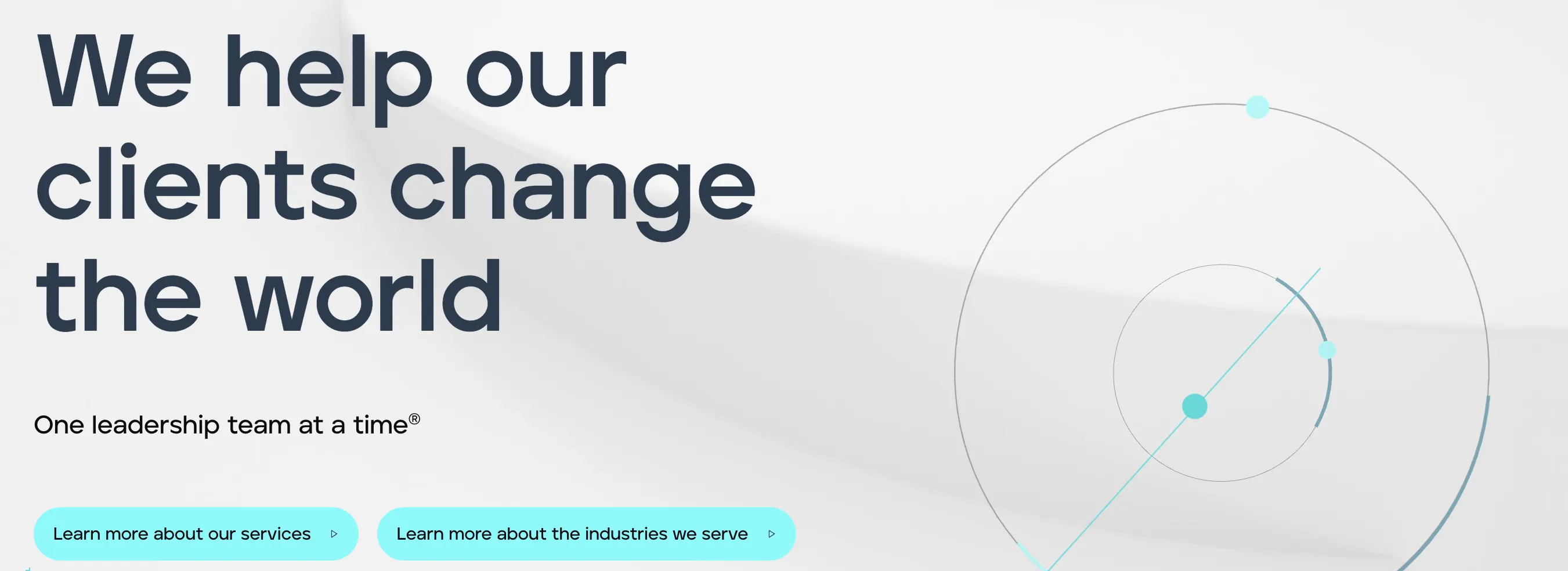 Heidrick & Struggles' home page.