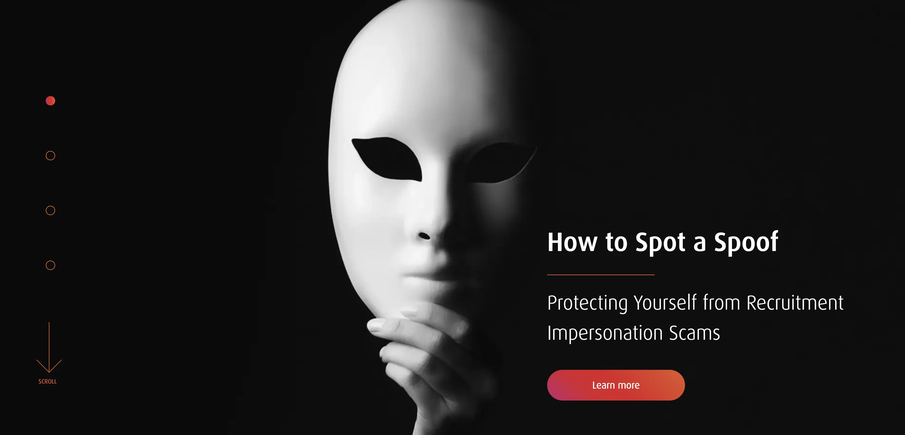 Amrop's home page.