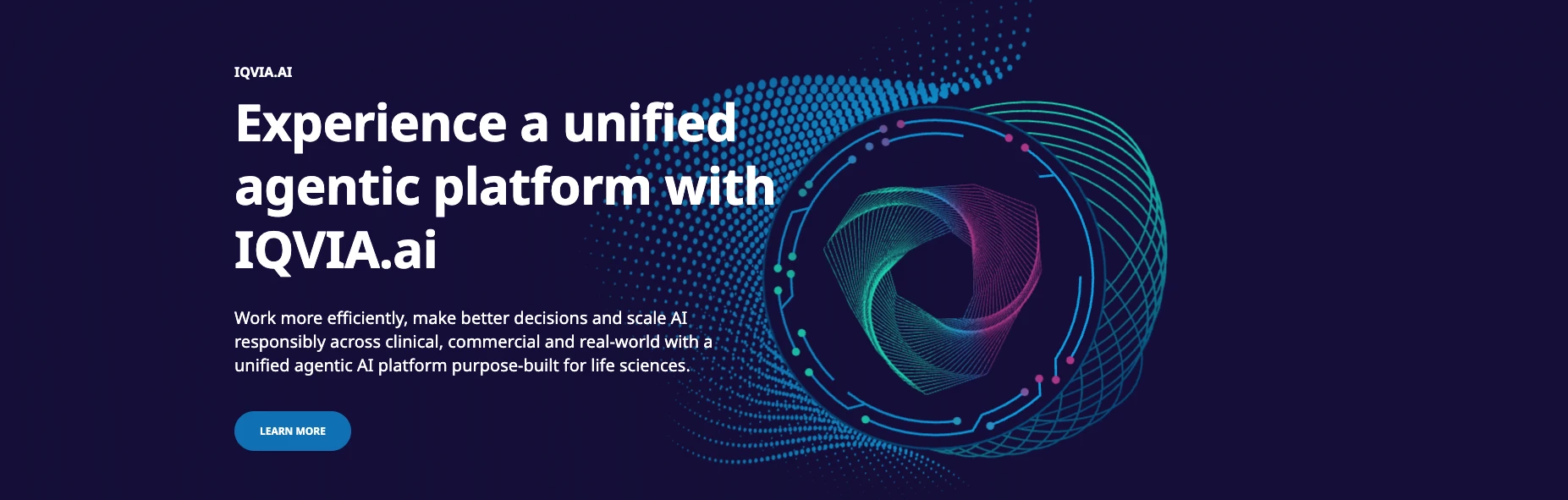 IQVIA's home page.
