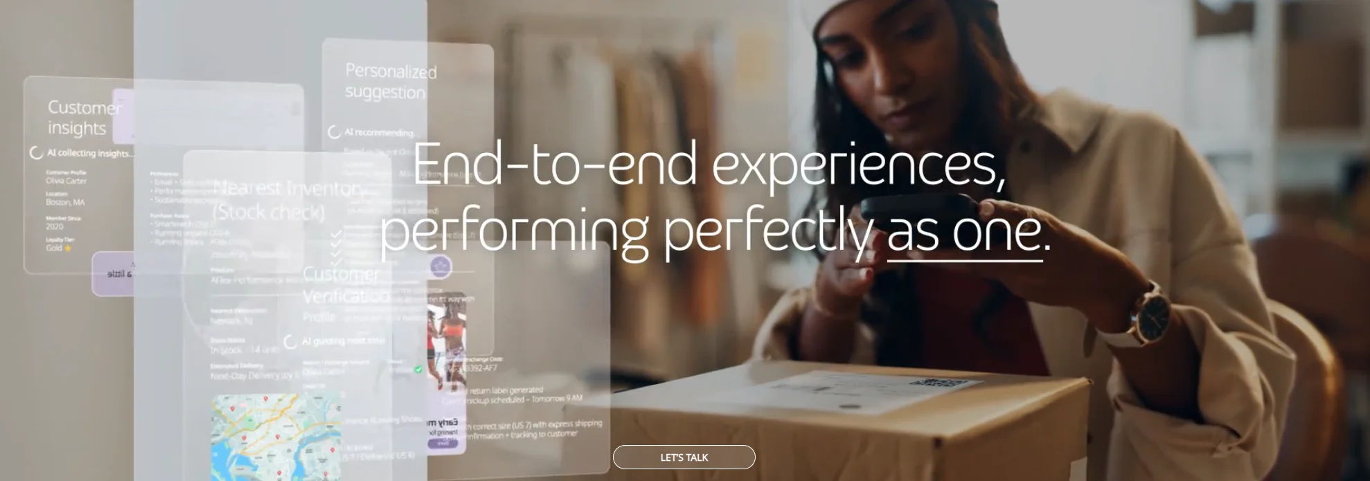 Teleperformance's home page.