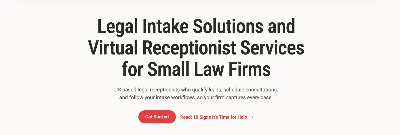 BackOfficeBetties' home page.