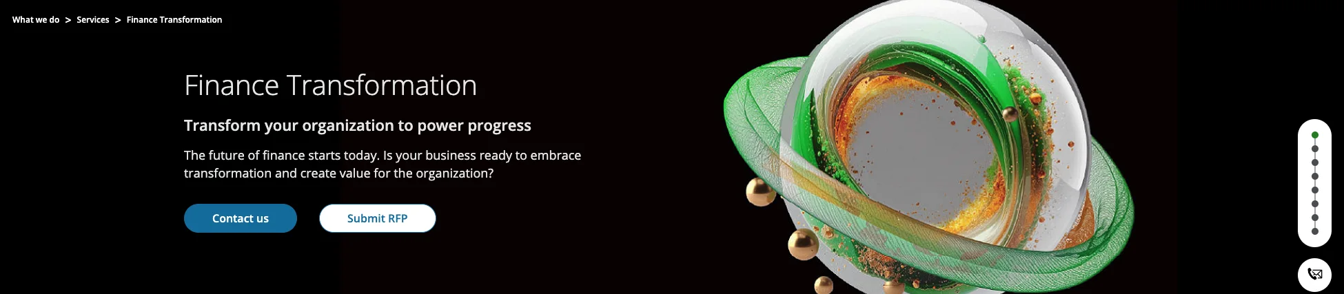 Deloitte's home page.