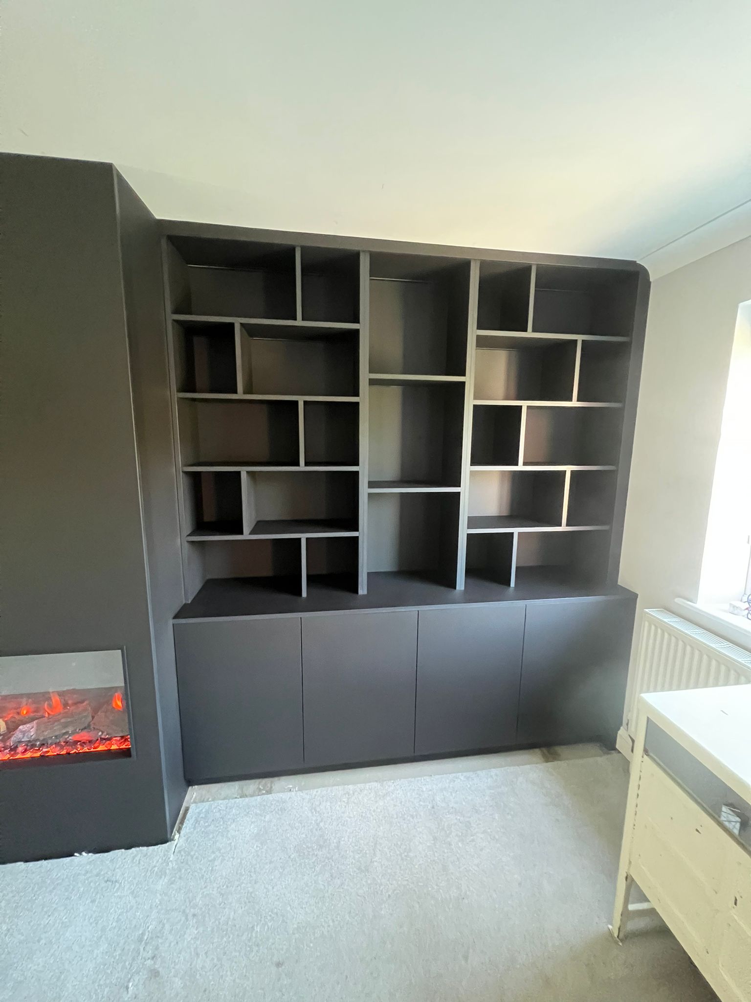 Dark LED TV Unit