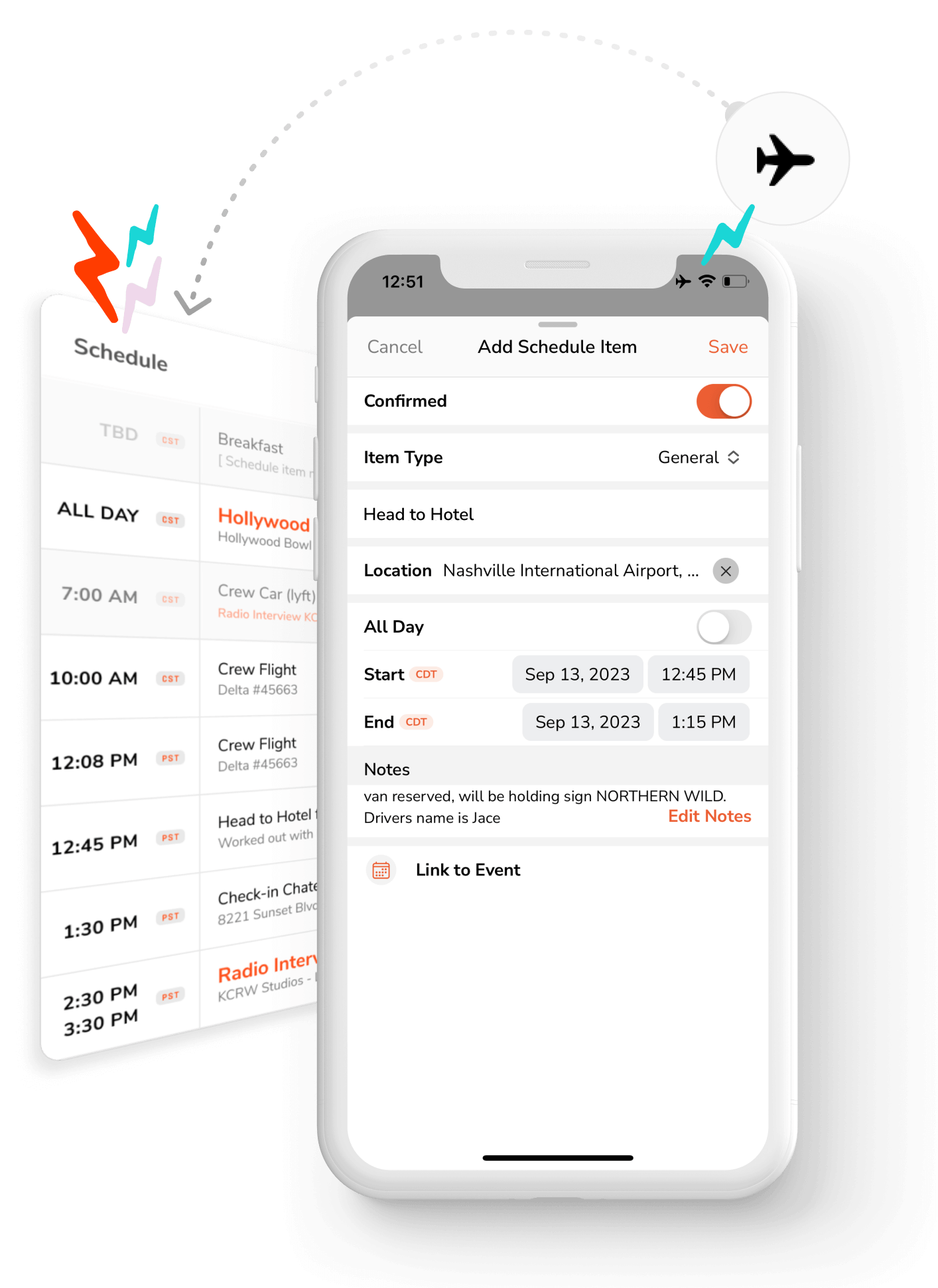 Dashboard mockup