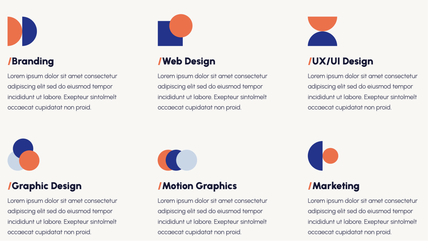 Icons And Graphics - Branding X Webflow Template