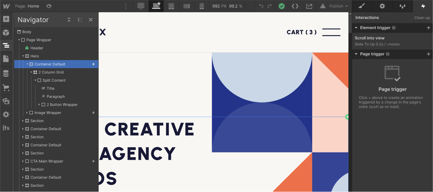 Animations - Branding X Webflow Template