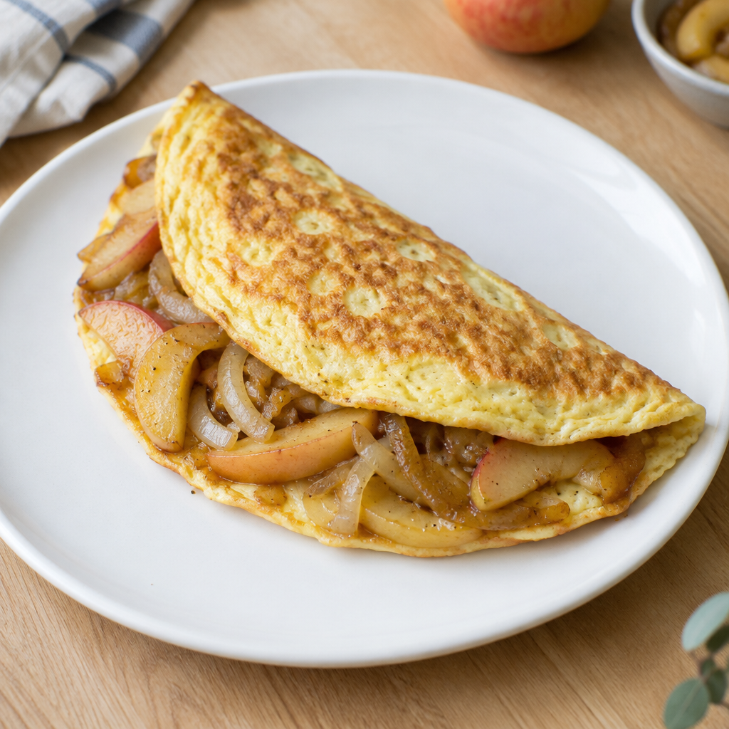 Apple Onion Omelet