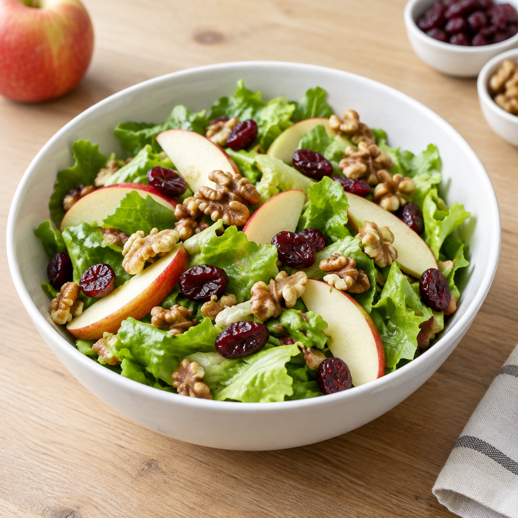Apple Cranberry Walnut Salad