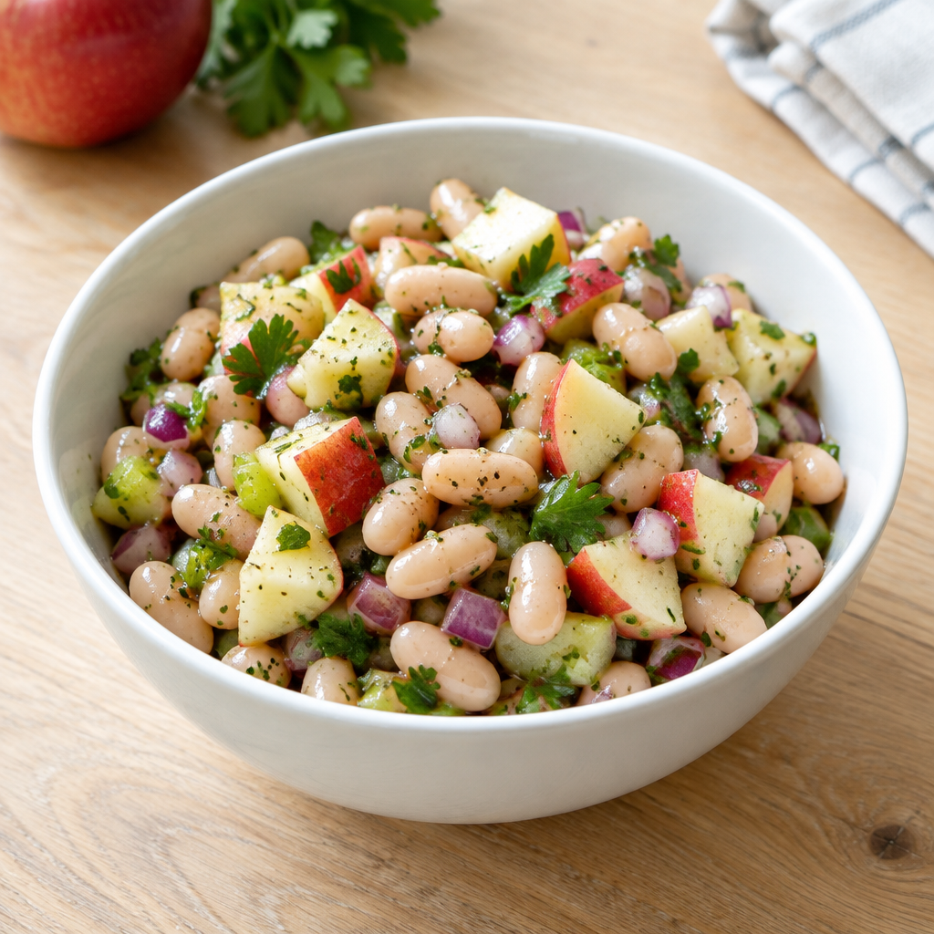 Apple Cider Bean Salad