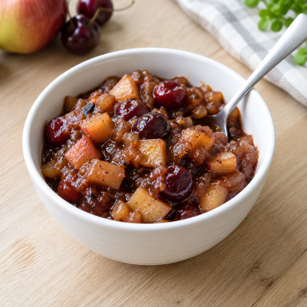 Apple & Cherry Chutney