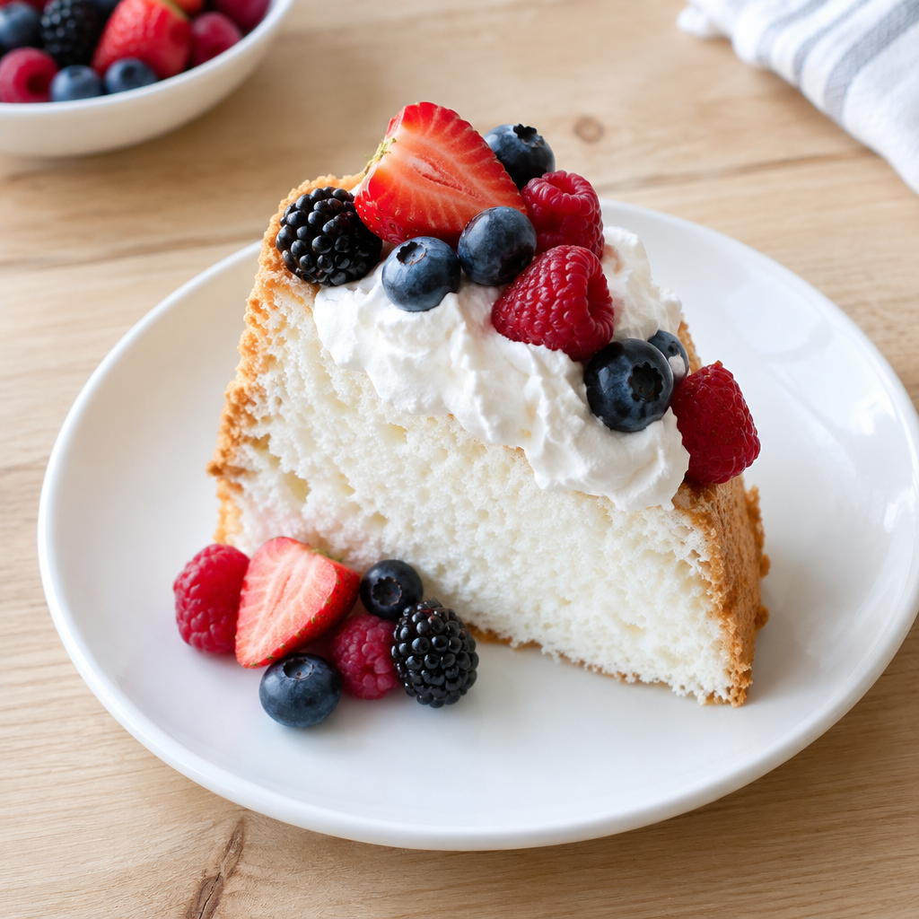 Angel Food Whipped Cream Cake