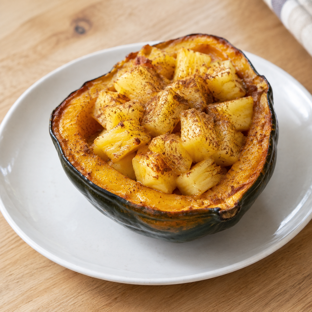 Acorn Squash Baked with Pineapple