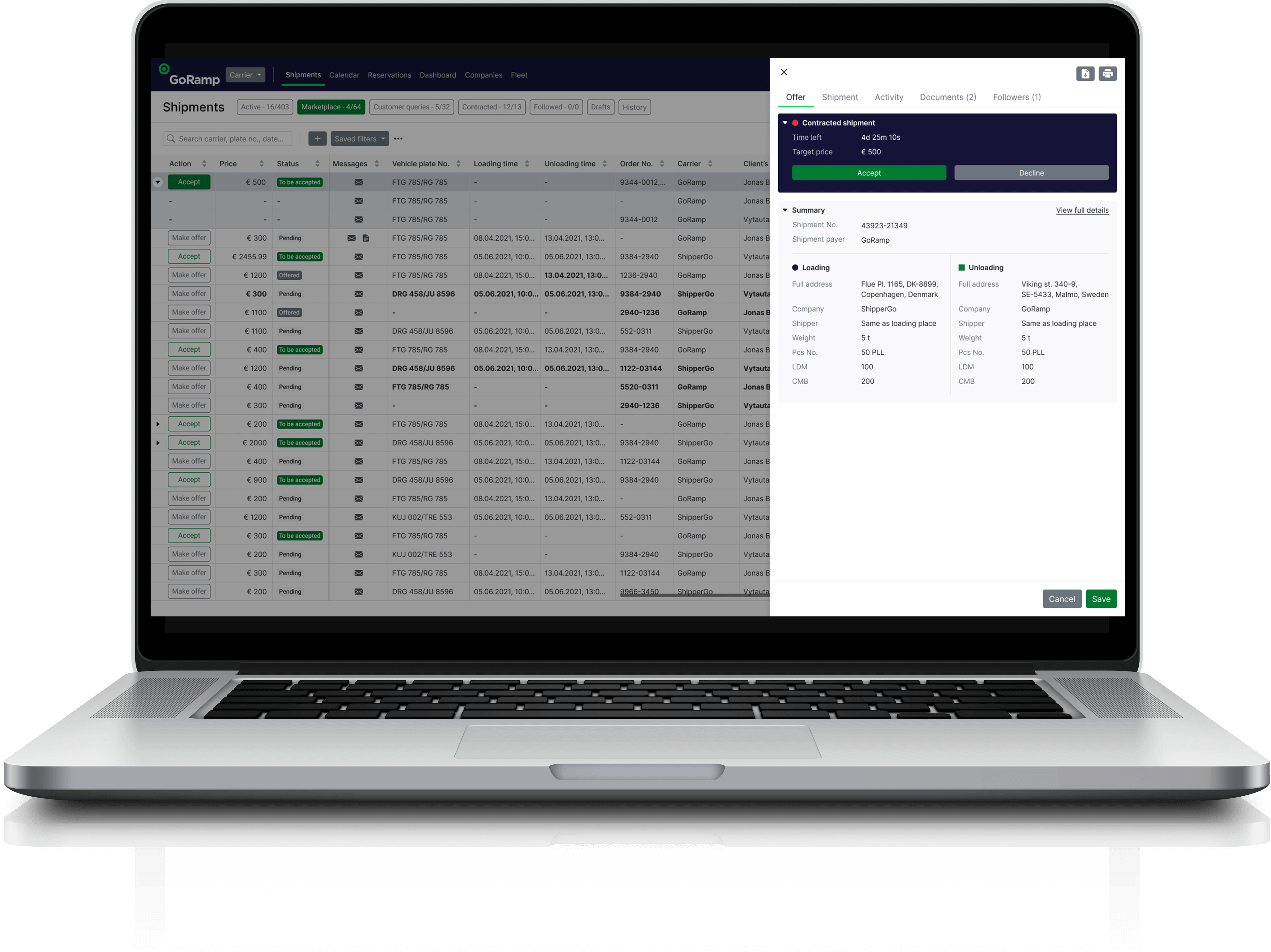 GoRamp dock scheduling 