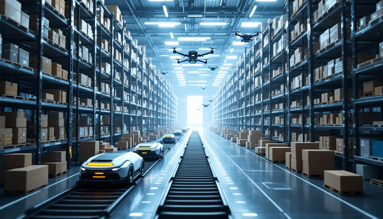 Case studies of successful automation in warehouses, featuring various automated systems.