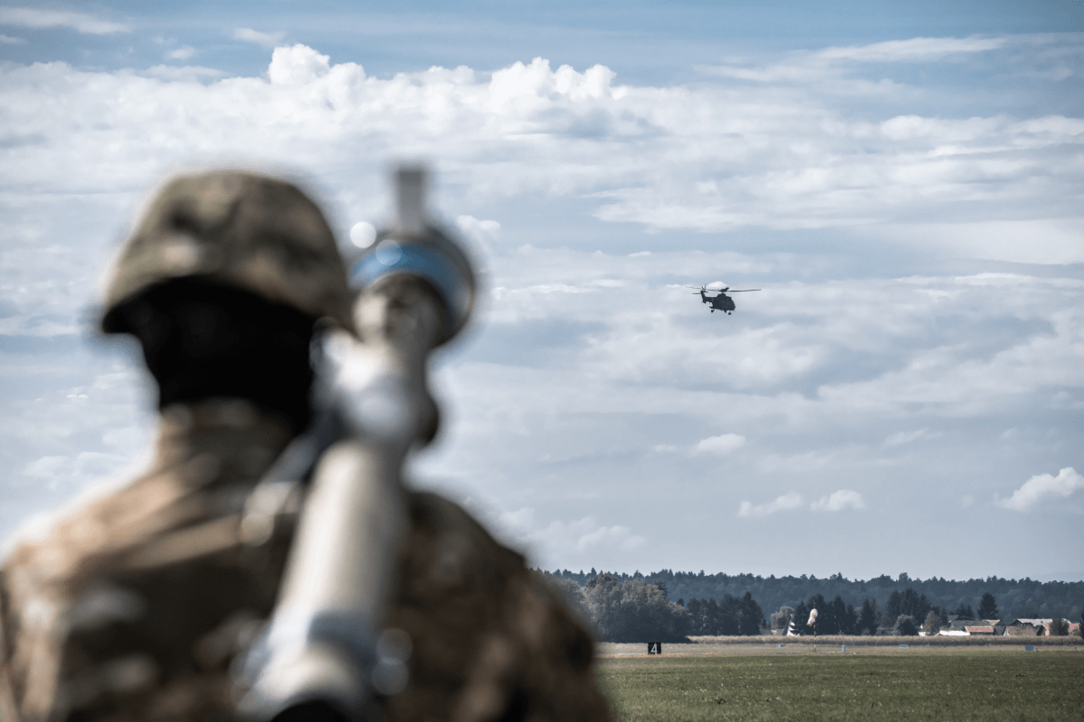 Anti-aircraft simulator