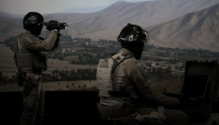 artillery forward observer - training simulator